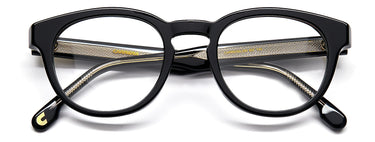 Designer Men Carrera Eyeglasses: 250 - Black(2) - SpecSMART Eye Clinic (Front View)